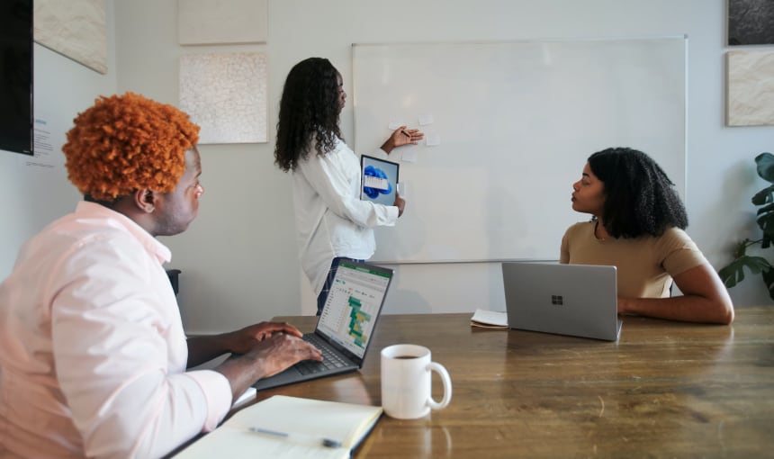 People in the meeting room